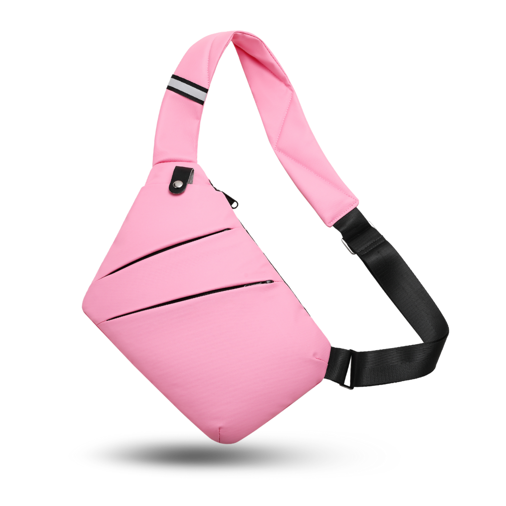Nika Crossbody taška Slim Carry 2, barva růžová