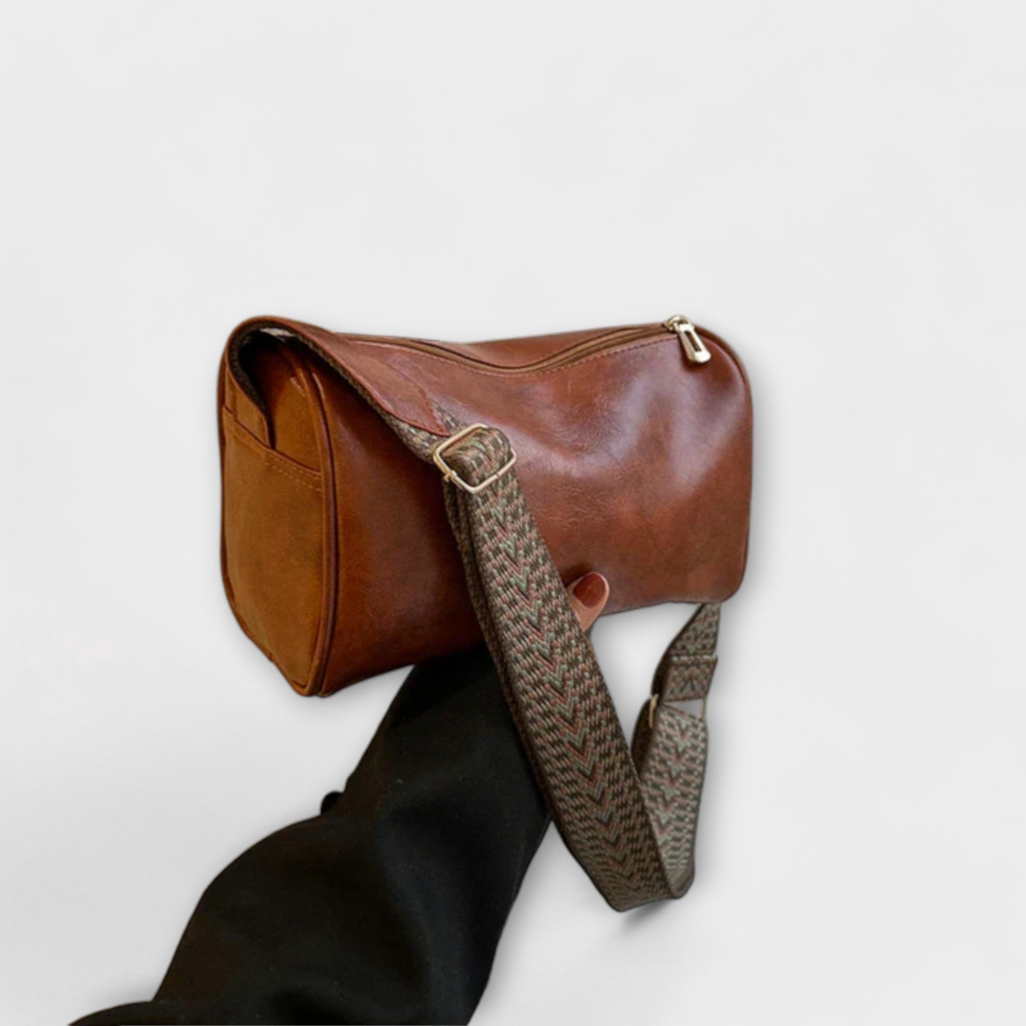 Clara Crossbody kabelka, barva hnědá