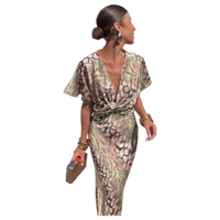 Veronika –  Elegantní zavinovací maxi šaty