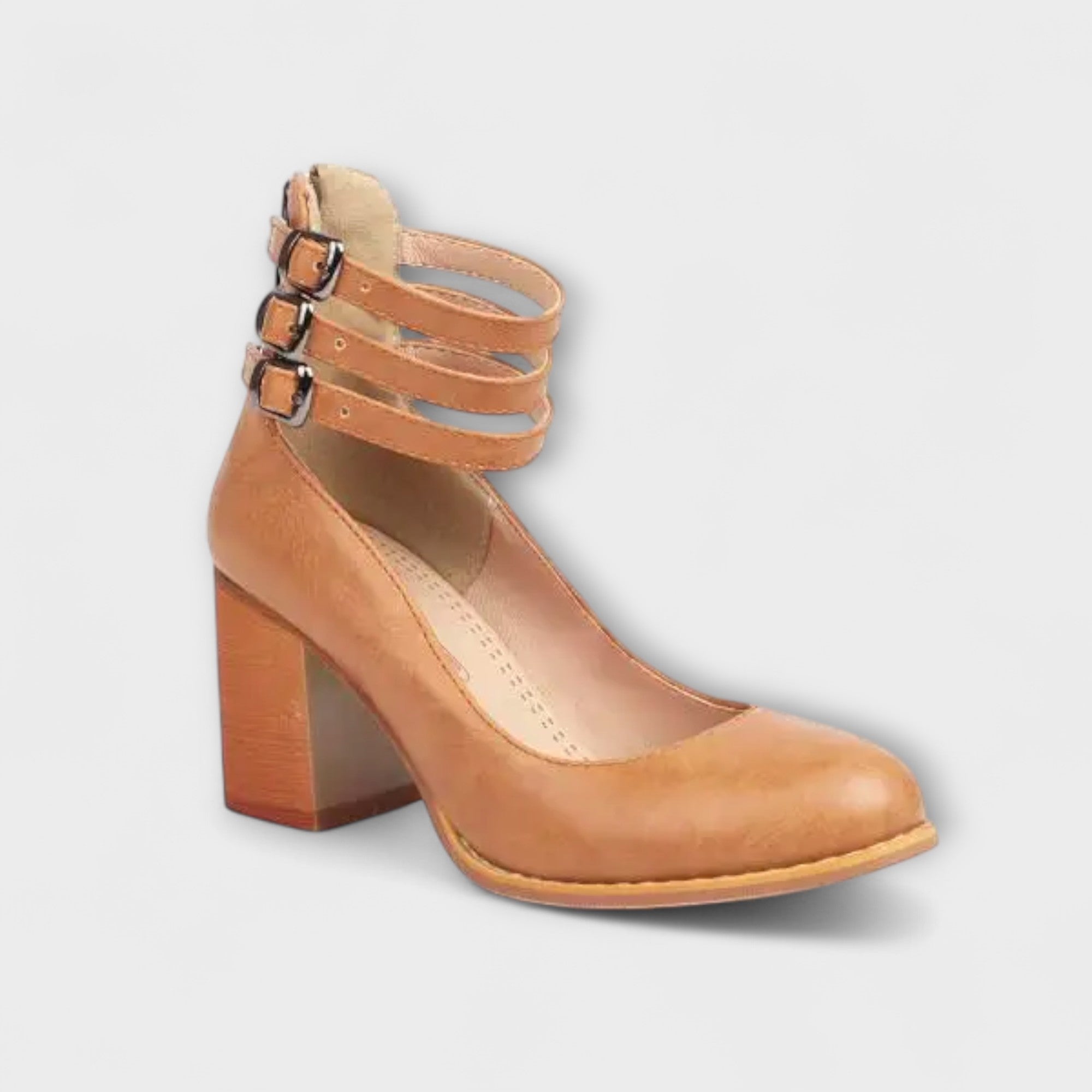 Capri Elegantní podpatky, barva hnědá