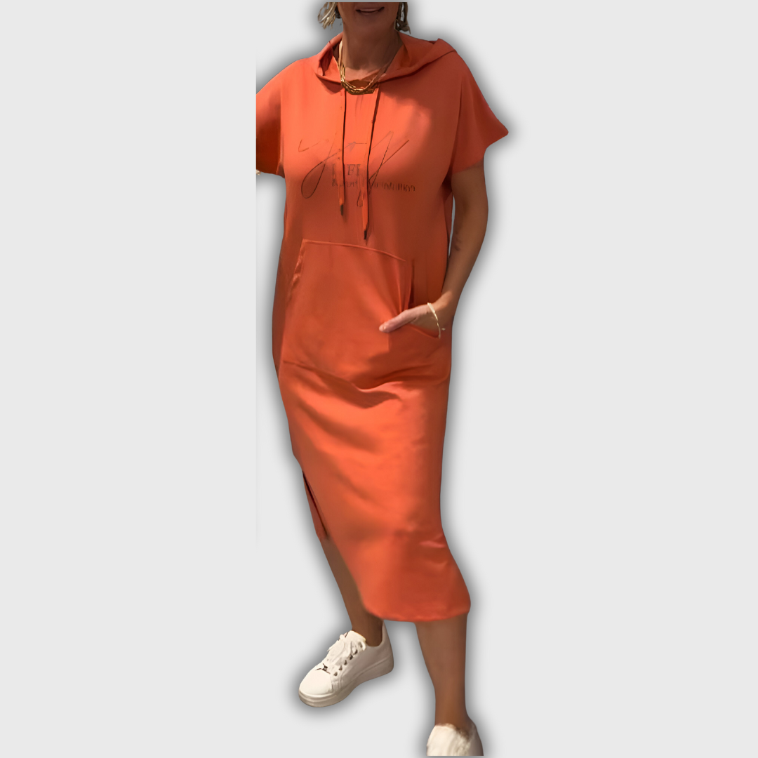 Nina Ležérní šaty, barva oranžová