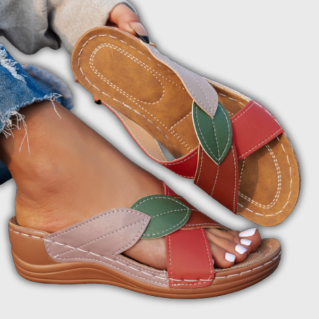 Nice Dámské sandály nazouvací, barva růžová