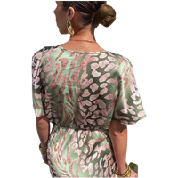 Veronika –  Elegantní zavinovací maxi šaty
