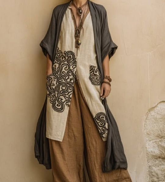 Valencia Boho dvoudílný komplet, barva vícebarevná