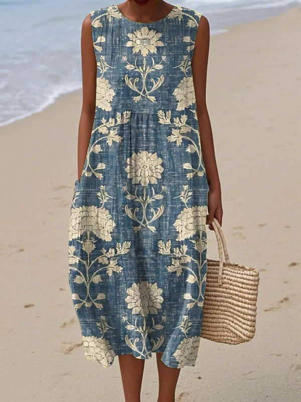 Valencia Boho midi šaty