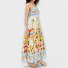 Lumen - Multicolor maxi šaty Aracati