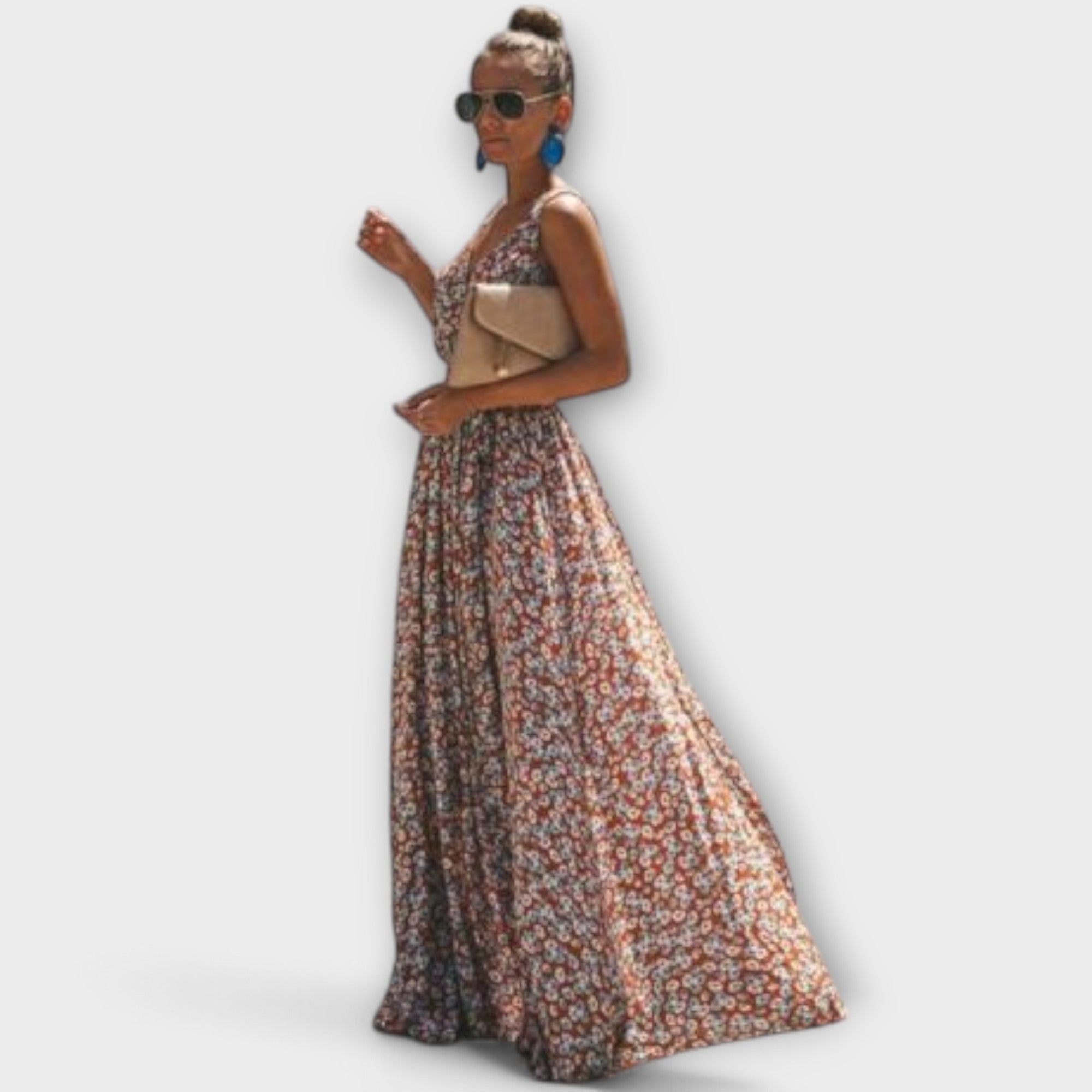 Valencia Boho maxi šaty bez rukávů - produktová fotografie