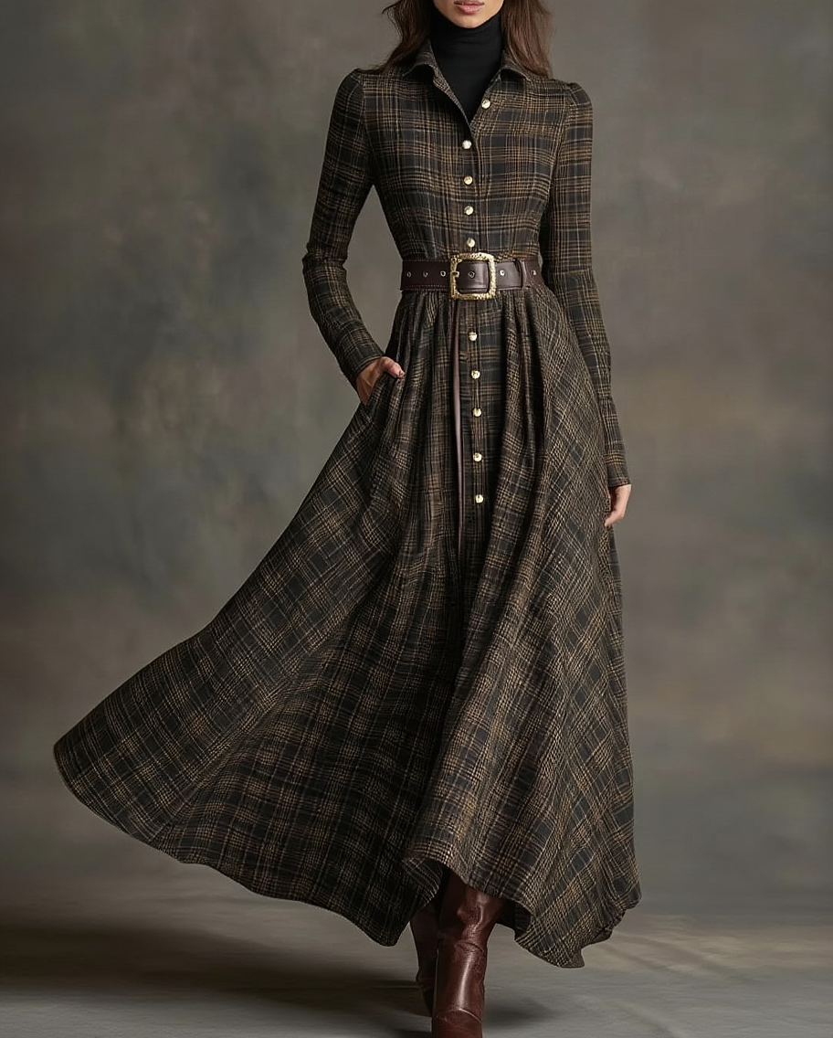 Clara Vintage maxi šaty