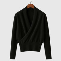 Elena – Zavinovací pletený svetr Premium