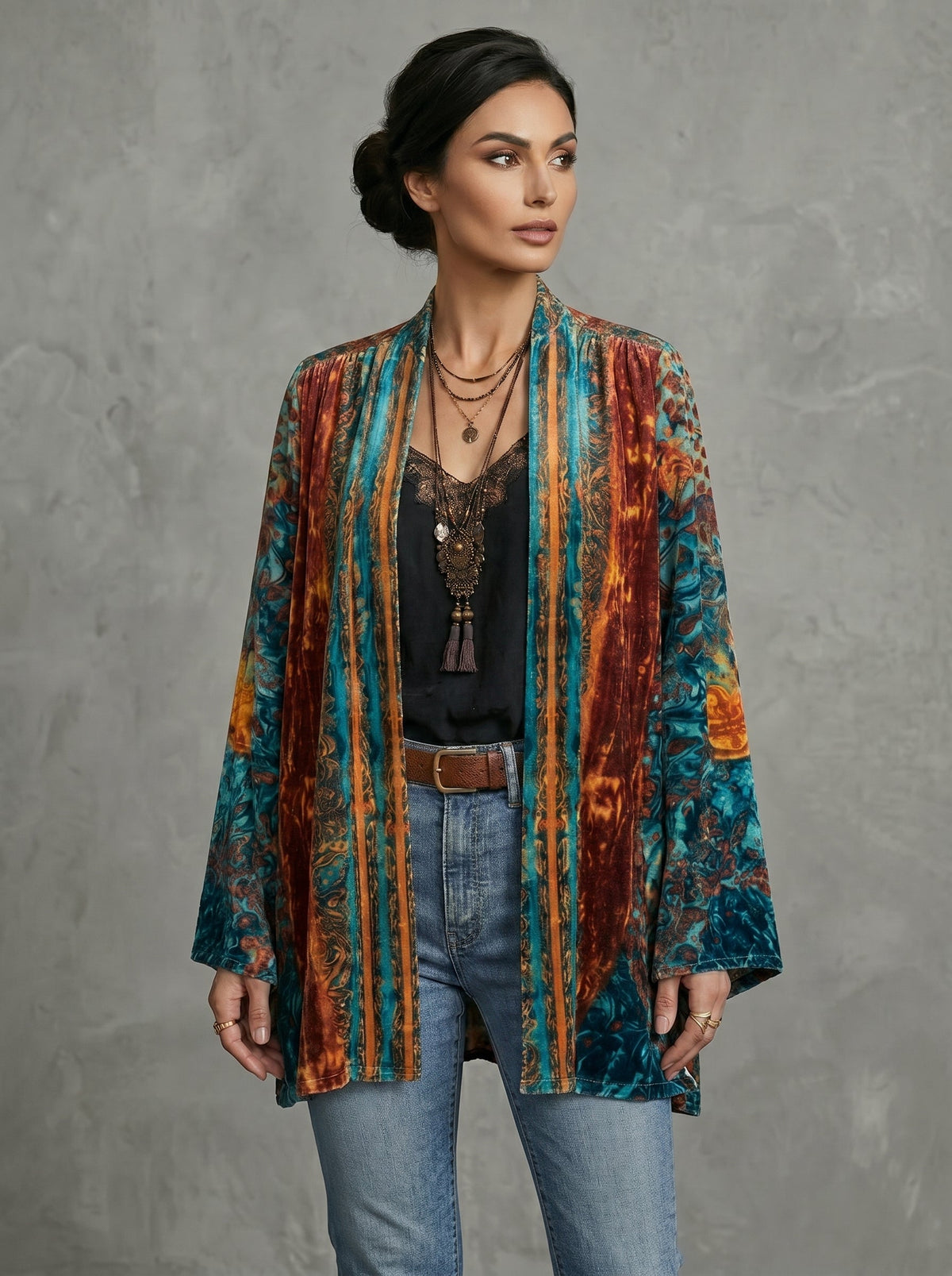 Florencie Boho lehká bunda