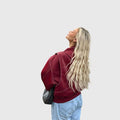 Sofia Kožená bunda oversized střihu