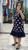 Amalfi Elegantní midi šaty