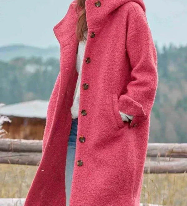 Maya Elegantní lehká bunda, barva růžová