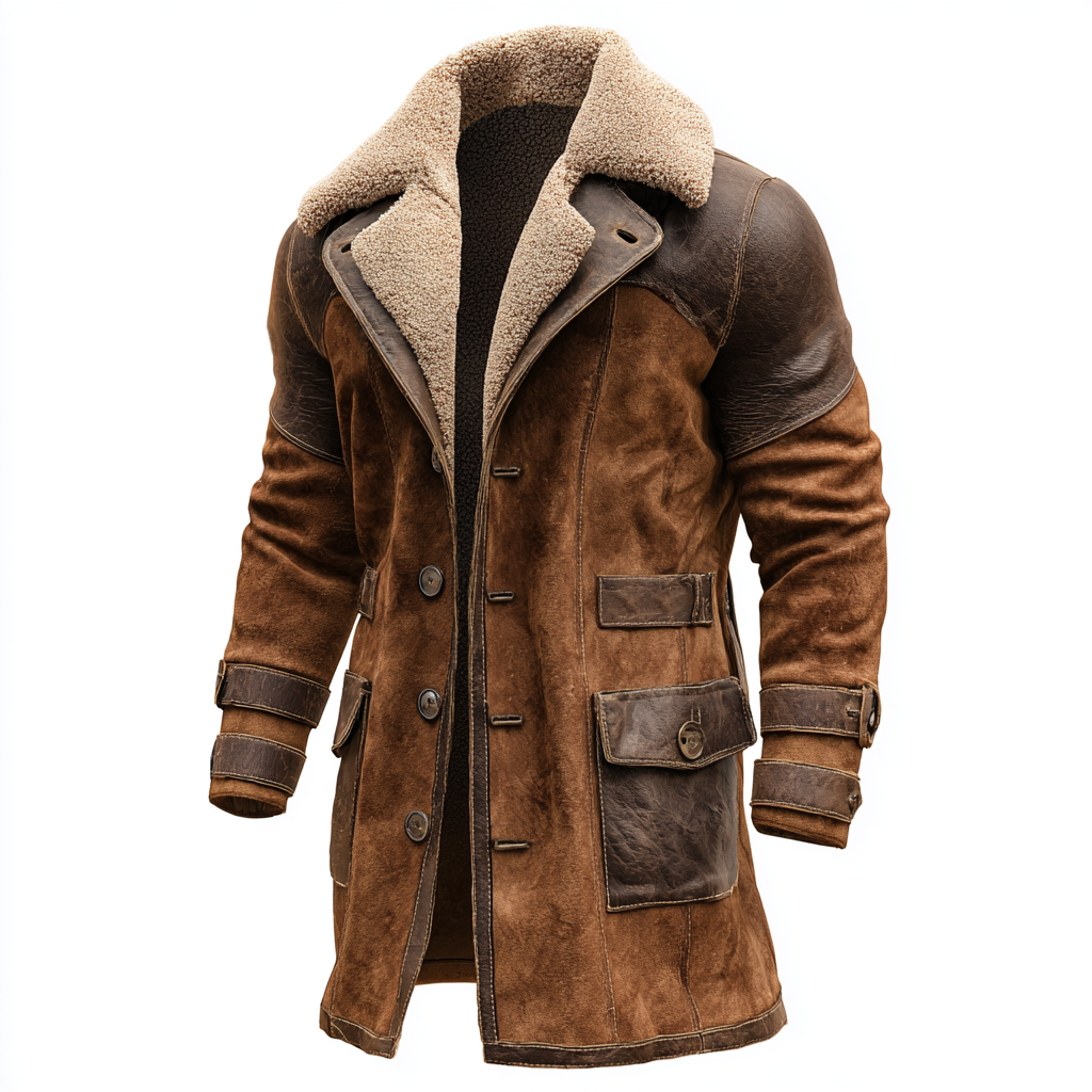 Bruno Vintage městský kabát, barva hnědá