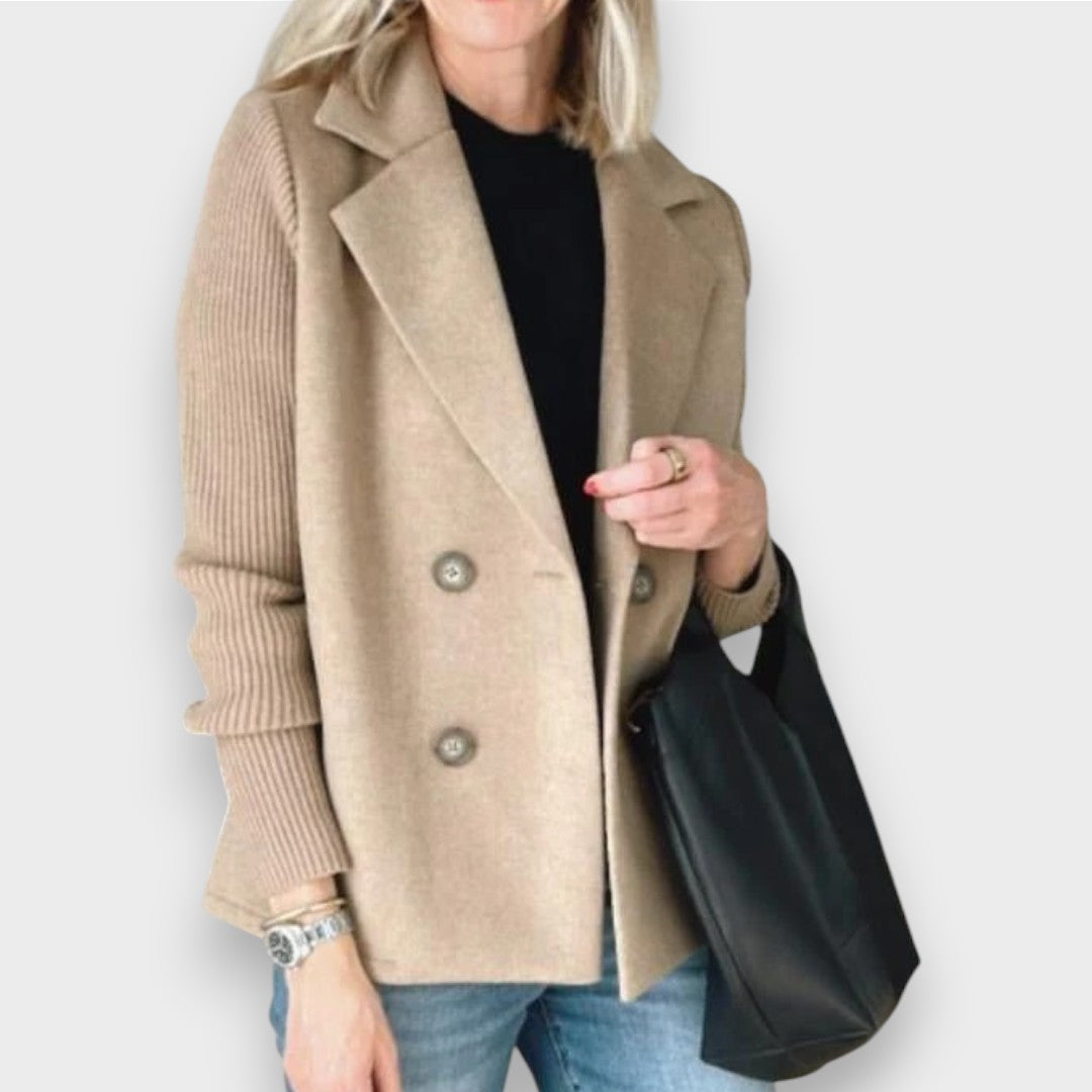 Elise Elegantní pletený kardigan, barva olivová