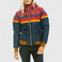 Tereza | Dámská prošívaná zimní bunda v retro stylu
