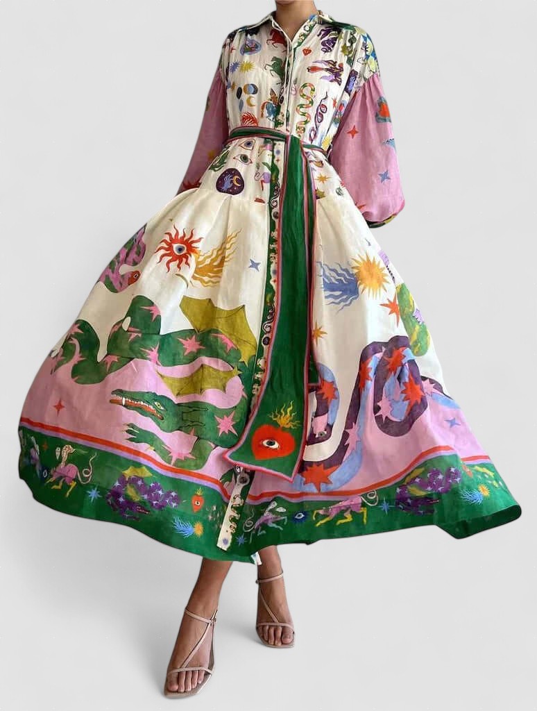 Aurora Elegantní maxi šaty
