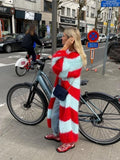 Luna Pletený kardigan oversized střihu