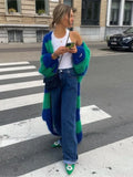 Luna Pletený kardigan oversized střihu