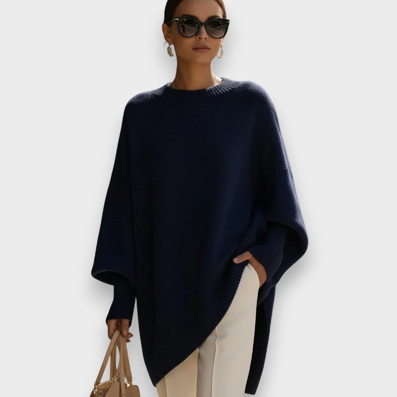 Isabella Pletený svetr oversized střihu, barva vícebarevná