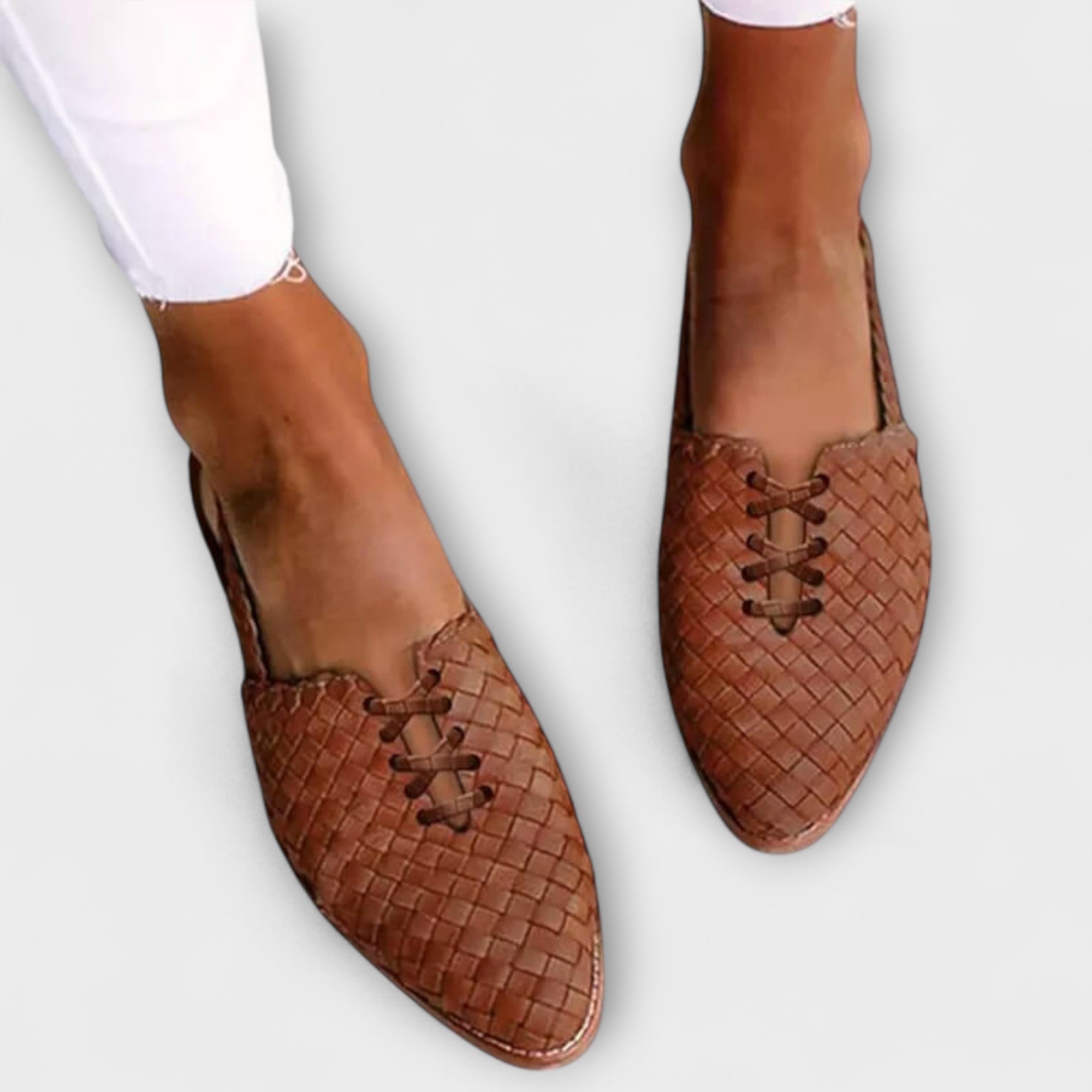 Siena Elegantní baleríny s měkkou stélkou, barva hnědá